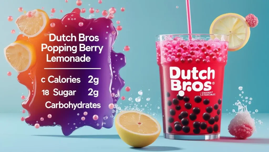 Dutch Bros Popping Boba Berry Lemonade: Perfect Summer Treat 3 Nutrition & Ingredients